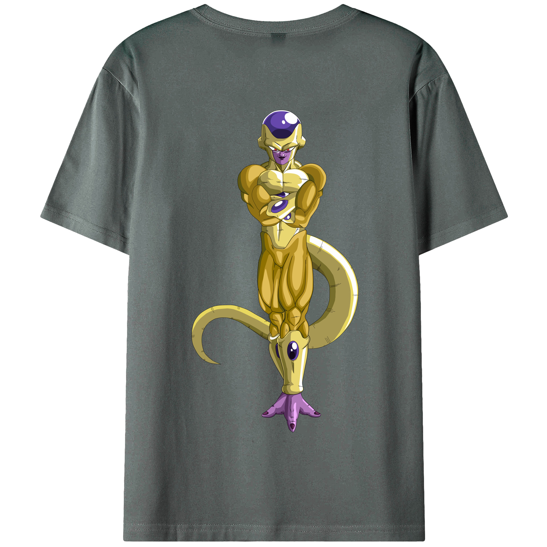 （画像用） ドラゴンボール フリーザ DRAGON BALL Frieza 綿100％半袖Tシャツ（背面プリント）